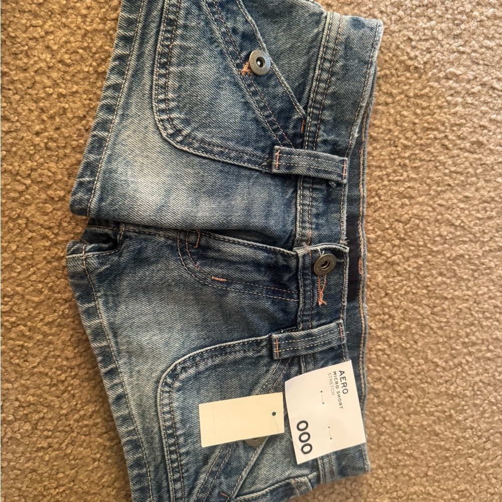 Brand new pair of Micro Short Aero Aeropostale stretch shorts size 000.